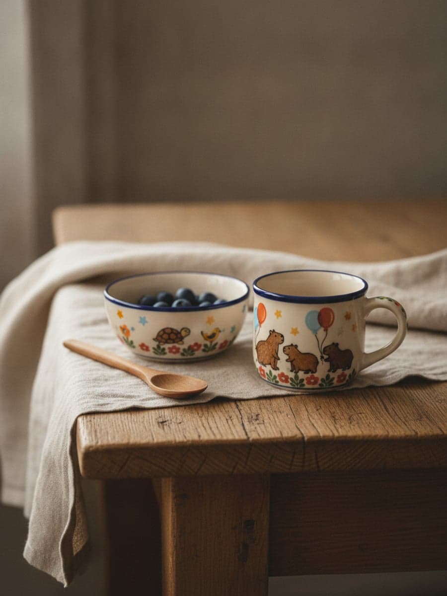 Ceramika Lady Blue na okazję: Dla dzieci